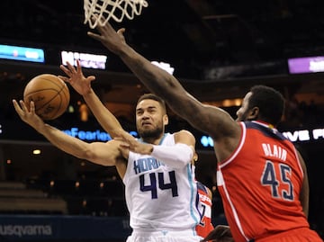 Real Madrid 2015-present and NBA 2012-15 (Charlotte Bobcats/Hornets).