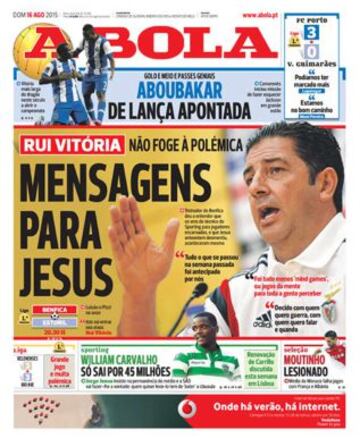 Portadas de la prensa deportiva