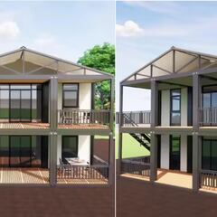 La casa prefabricada que causa furor en Amazon: con dos plantas, de acero y cuesta menos de 16.000 euros