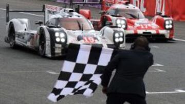 Llegada de las 24 Horas de Le Mans 2015.