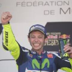Las apuestas creen en Valentino Rossi e Italia saca pecho