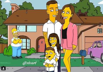 Football stars take over The Simpsons