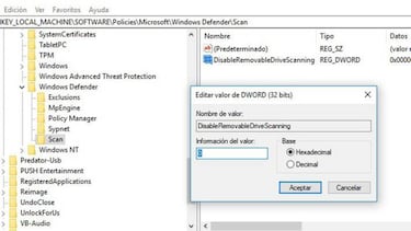 Windows Defender escaneará tus discos extraibles con este truco