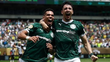 Paulinho was the hero for Palmeiras, who edged past fellow Brazilians Botafogo after extra time in Philadelphia.