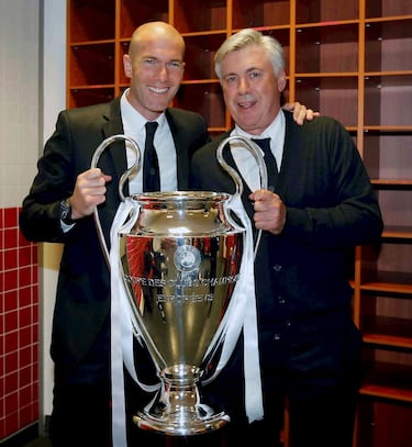 Carlo Ancelotti es el entrenador más exitoso de la Champions League con 5 títulos (2003, 2007, 2014, 2022 y 2024), ampliando su ventaja respecto a otros técnicos como Zidane o Guardiola, que cuentan con 3.