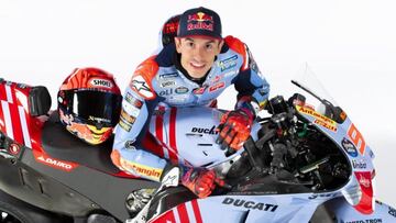 Marc Márquez, con su nueva Ducati del equipo Gresini.