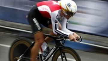 El suizo Fabian Cancellara, campe¨®n del mundo contrarreloj por cuarta vez