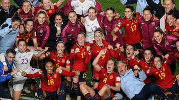 Salma Palalluelo scored La Roja’s opening goal and will play in a second World Cup final inside a year against Australia or England.