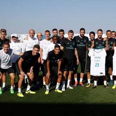 Cristiano se entrena feliz y la plantilla manda fuerzas a Llull