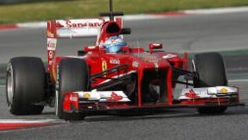 Fernando Alonso, en Montmel&oacute;.