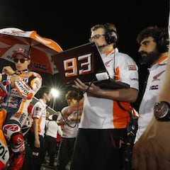 Márquez: "Me arrepiento del cambio de goma en la parrilla"