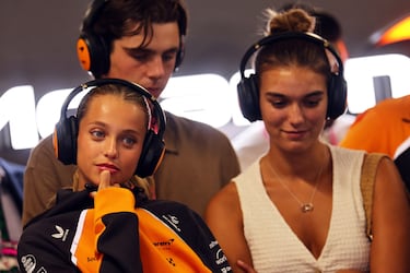 Magui Corceiro, novia de Lando Norris. 