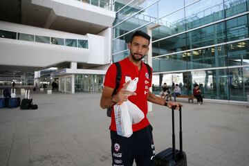 Rostros llenos de sonrisas. Así se veía la Selección al llegar al aeropuerto de Seul para el amistoso ante Corea del Sur este martes. Selfies y autógrafos.