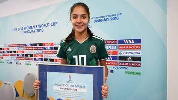 La delantera de M&eacute;xico Femenil Sub-17, Alison Gonz&aacute;lez, quien fue nombrada la mejor jugadora de la semifinal ante Canad&aacute;, quiere que su equipo alce la Copa del Mundo ante Espa&ntilde;a.