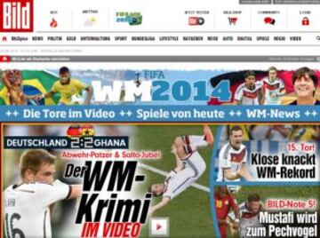 Portadas de la prensa extranjera