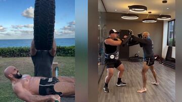 El increíble entrenamiento del guardaespaldas de Messi que sorprende en redes