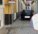Deja el coche en una calle peatonal y le ponen una nota grandiosa: las fotos son oro