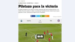 La crítica visión de la prensa argentina: 'El piletazo nos salvó'