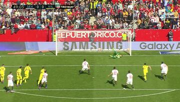 Asenjo, héroe en el Pizjuán: ¡paró este penalti a Nasri!