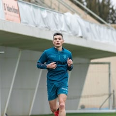 Dani Torres ya entrena en su regreso con el Albacete