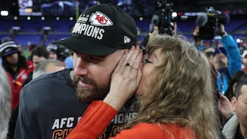 Swift was at the M&T Bank Stadium to watch boyfriend Kelce in action for the Chiefs in the AFC Championship Game against the Ravens.
