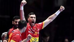 Jugador español de balonmano. Actúa como pivote y juega en el equipo alemán Rhein-Neckar Löwen.