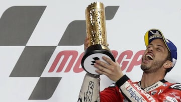 Dovizioso gan&oacute; en Qatar.