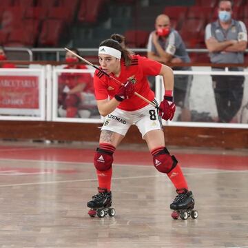 La chilena es figura del Benfica de Portugal en hockey patín. El deporte, sin embargo, no es olímpico. Una lástima, pues hace años Chile es potencia en la disciplina. 