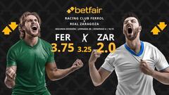 Racing Club Ferrol vs. Real Zaragoza: horario, dónde ver, pronósticos y clasificación