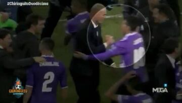 James apenas saludó a Zidane... se rompió la relación