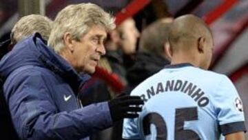 Fernandinho: "Manuel Pellegrini es como un padre para mí"