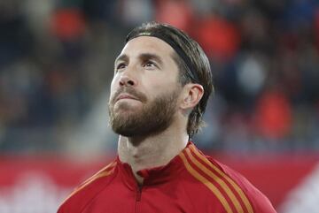 15/11/19 PARTIDO EUROCOPA 2020 ESTADIO RAMON DE CARRANZA CADIZ FASE DE GRUPOS GRUPO F  SELECCION ESPAÑOLA ESPAÑA - MALTA  SERGIO RAMOS CARA