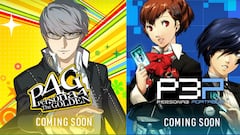 Persona 3, Persona 4: Golden y Persona 5: Royal anunciados también para Nintendo Switch