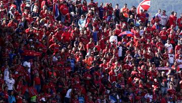 Tribuna norte parte baja del Medell&iacute;n sancionada por dos fechas por la navaja ante Millonarios.