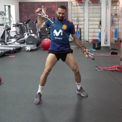 Se viene Carvajal: atención al entrenamiento de 'toro' que hizo