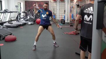 Se viene Carvajal: atención al entrenamiento de 'toro' que hizo