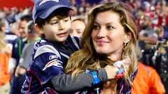 Gisele Bundchen, en un partido de los Patriots.