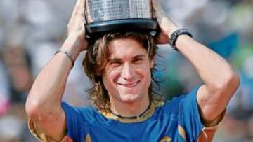 <b>LA COPA POR SOMBRERO. </b>Tercer título del año para David Ferrer.