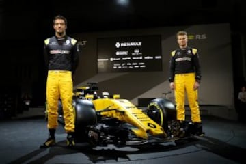 Jolyon Palmer y Nico Hulkenberg.