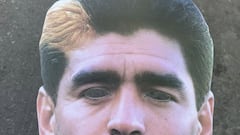 Caretas especiales para festejar el cumpleaños de Maradona