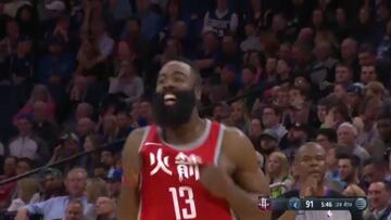 Otra noche loca de Harden: se oyen campanas de MVP
