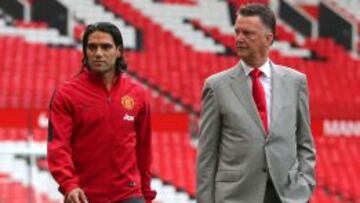 Falcao y Louis van Gaal