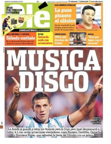 Portadas de la prensa deportiva