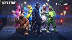 Códigos Free Fire de hoy 4 de junio de 2021; todas las recompensas gratis