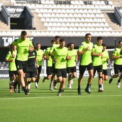 Jandro, a poner la primera piedra del fortín en el Cartagonova