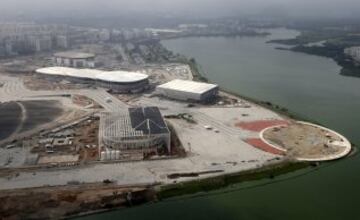 Vista aérea del Parque Olímpico de Río 2016.