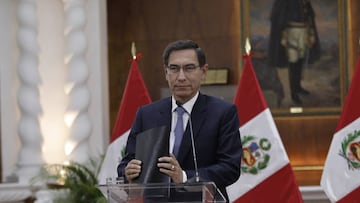 El pesidente de Perú, Martín Vizcarra.