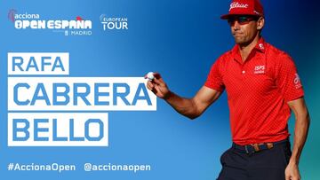 Cabrera Bello se apunta al Acciona Open de Espa?a