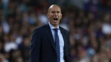 Zinedine Zidane, entrenador del Real Madrid.