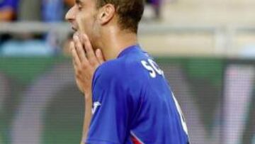 <b>TOCADO. </b>Soldado se lesionó contra el sábado cotra el Mallorca.